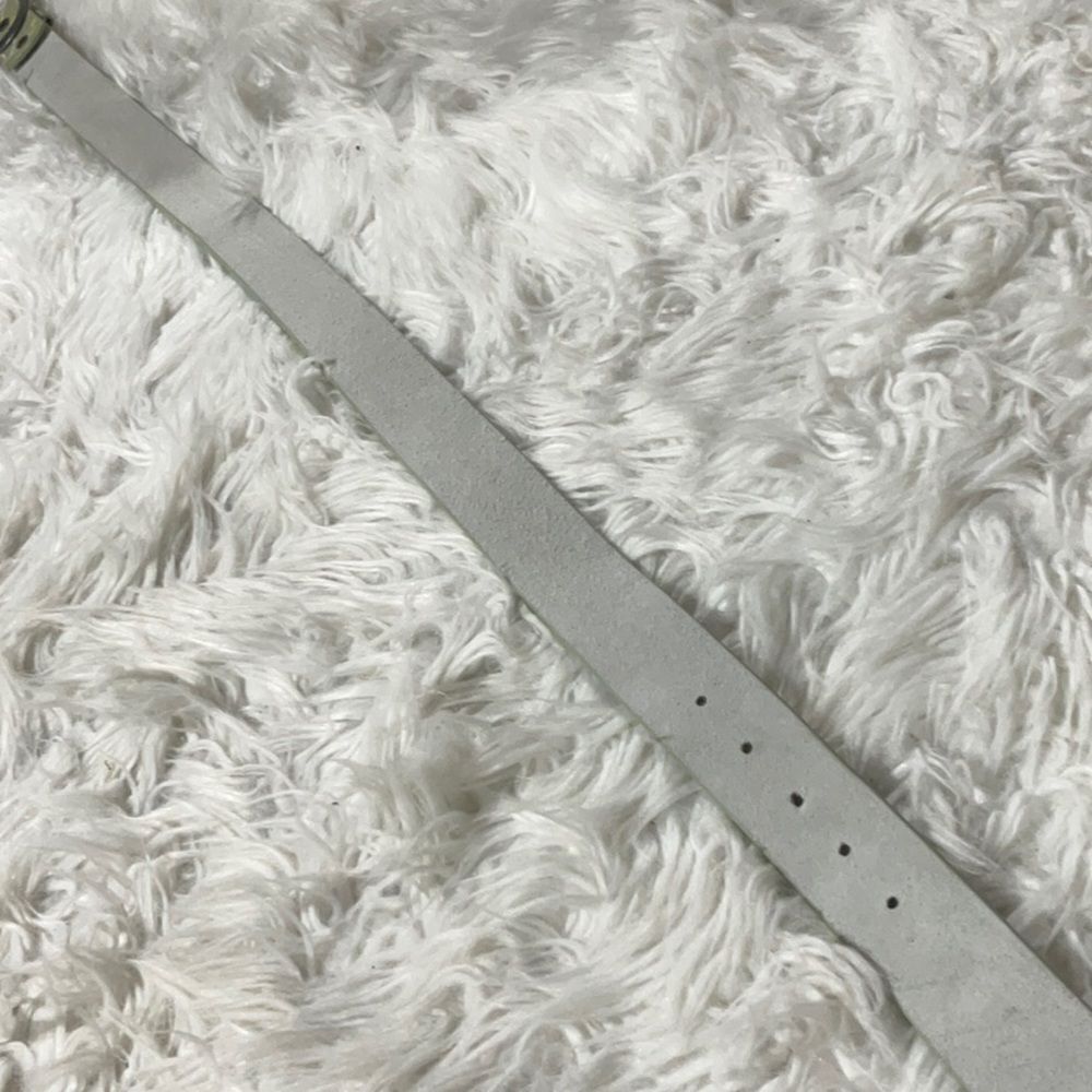 PISTIL leather belt novelty print antiqued silvertone buckle NWOT sz M - Picture 5 of 8